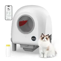 Smart Self Cleaning Cat Litter Box Automatic 70L Large Pet Toilet Bedpan Anti Splash Cat Litter Box Negative  Deodorization