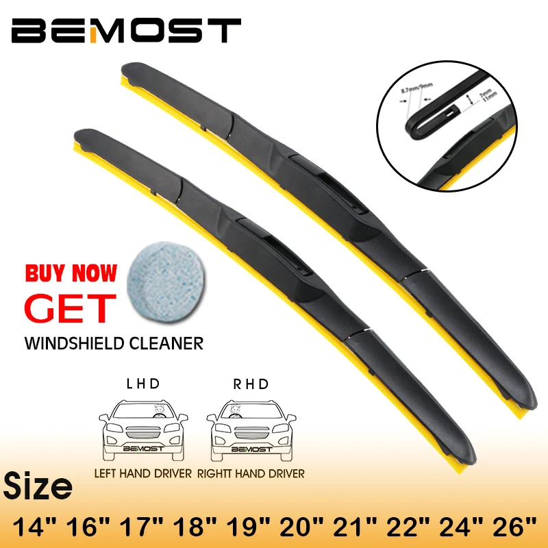 BEMOST Auto wiper universal U / J hook 14\