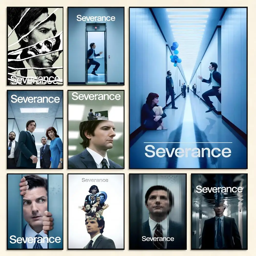 Sci-Fi Series S-Severance Poster Digital Solvent Print Waterproof PP Fade-Resistant Wall Art Room Decor Gift