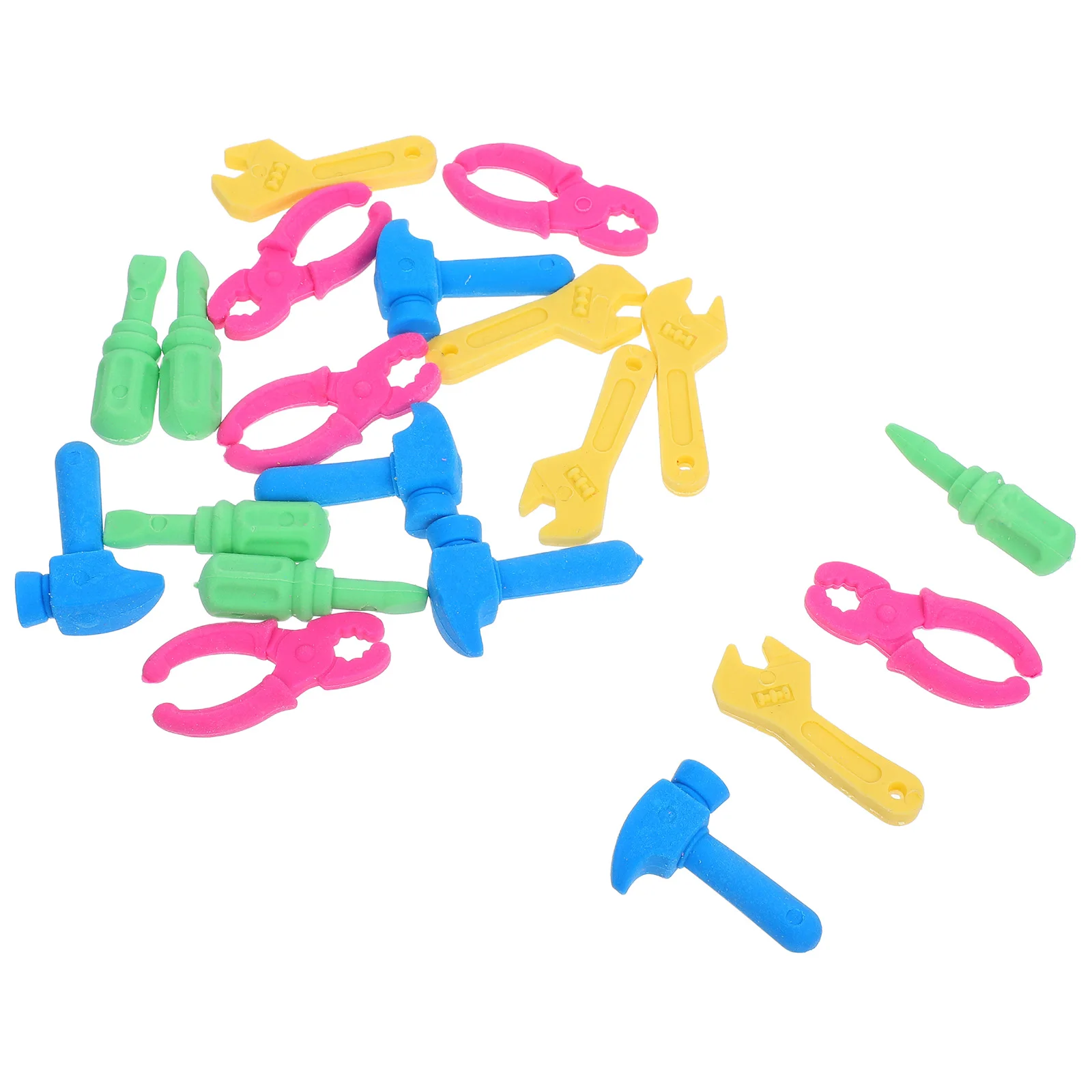 

20 Pcs Wrench Erasers Bulk Fun Cute Drawing School Supplies Rubber Pencil Eraser Classroom Prizes Art