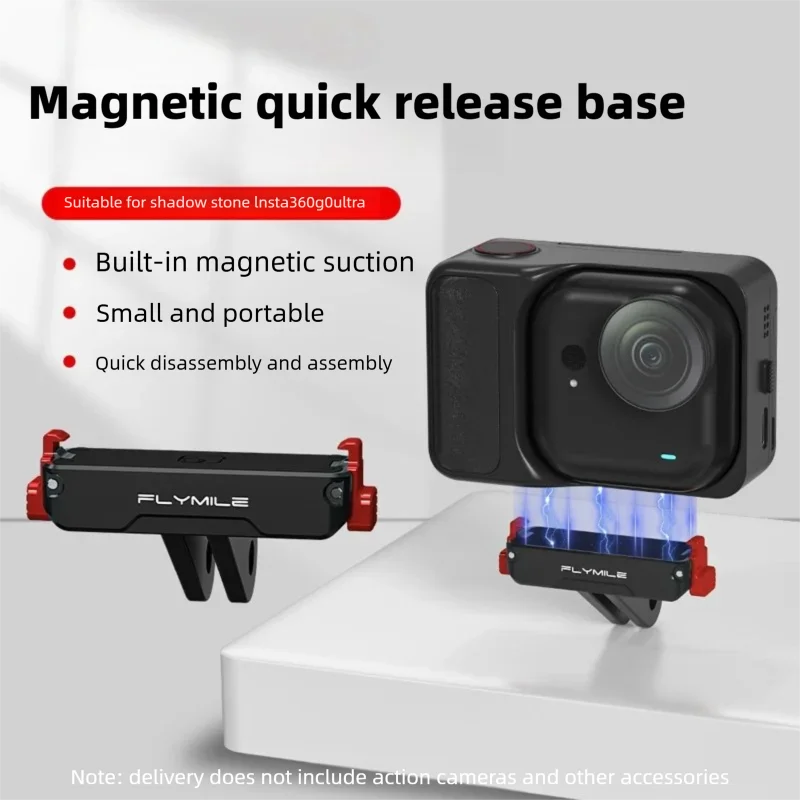

Magnetic Base for Insta360 Go Ultra Quick Release Adapter Mount Stand Holder Expansion Accessories
