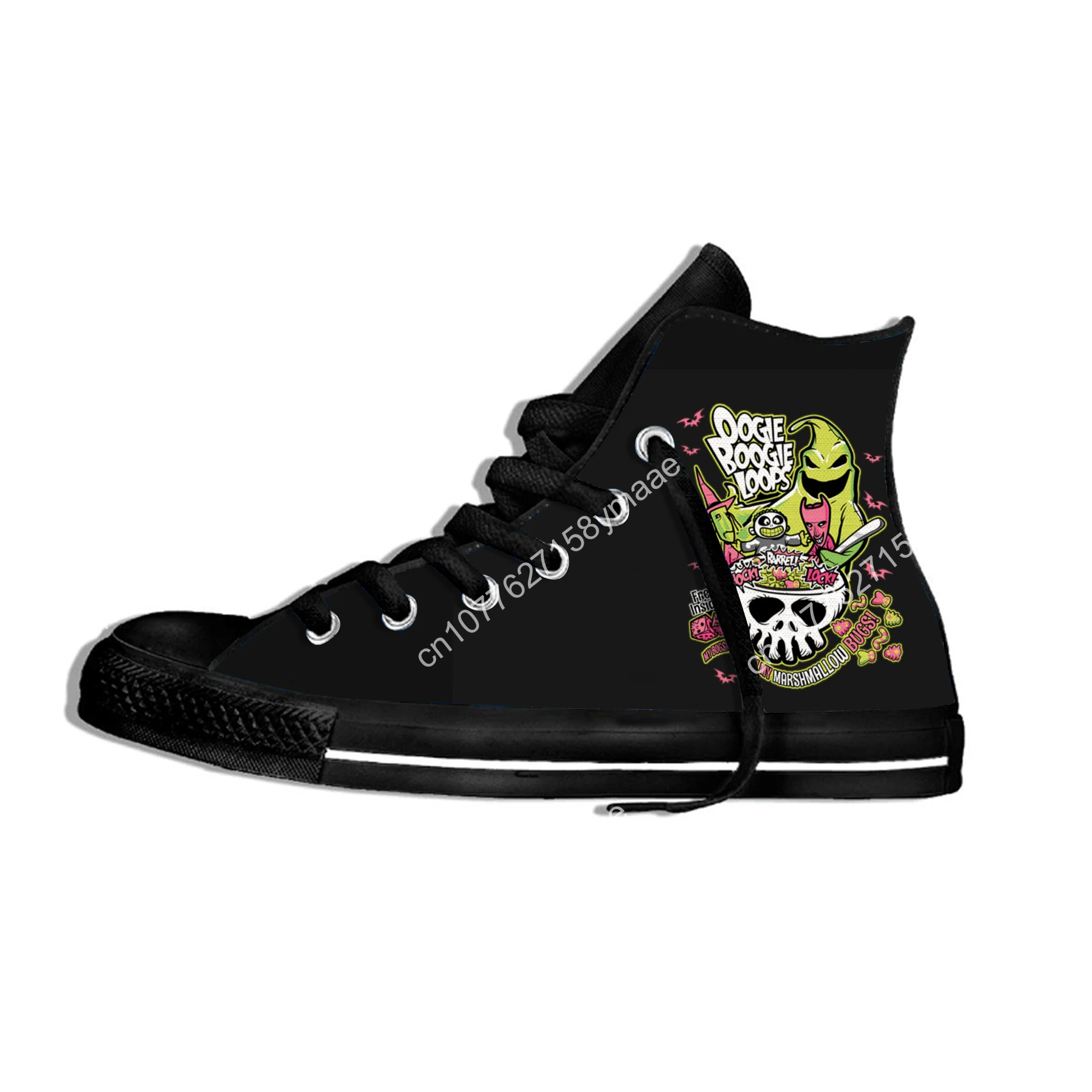 Hot Summer Oogie Boogie Loops New Arrive Fashion Lightweight High Top Canvas Shoes Men Women Casual Shoes Breathable Sneakers