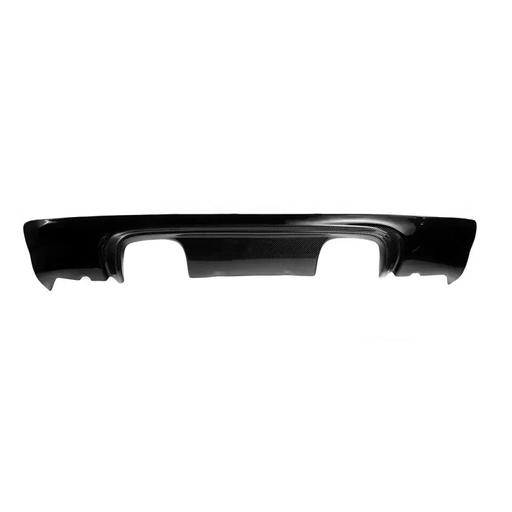 For BMW 3 Series E46 M3 COUPE 2002-2006 Rear Bumper Diffuser Splitter Lip Carbon Fiber Black Look Rear Bumper Protection Guard