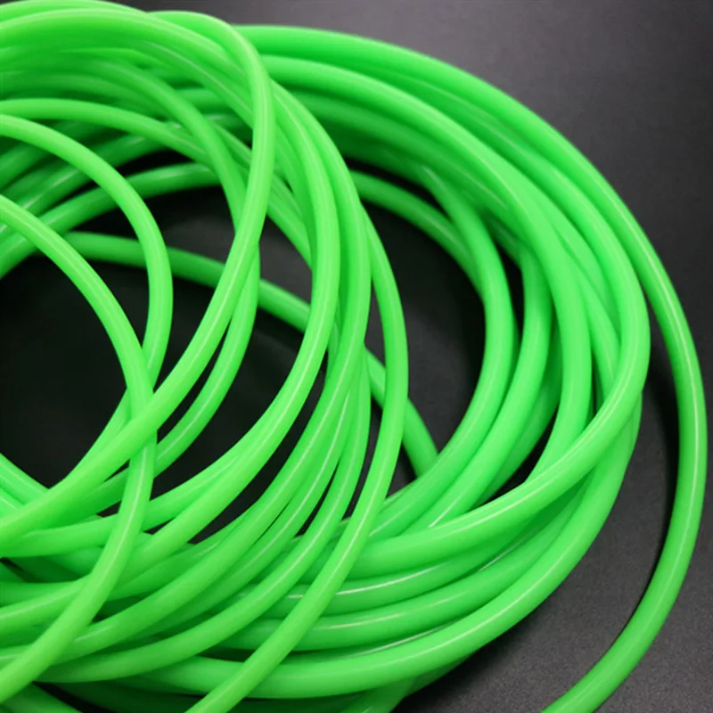 1 metro ID 1mm-25mm tubo in gomma siliconica verde per uso alimentare tubo flessibile insapore resistente alle alte Temperature 4x 6/5x 7/6x 8/12x16mm