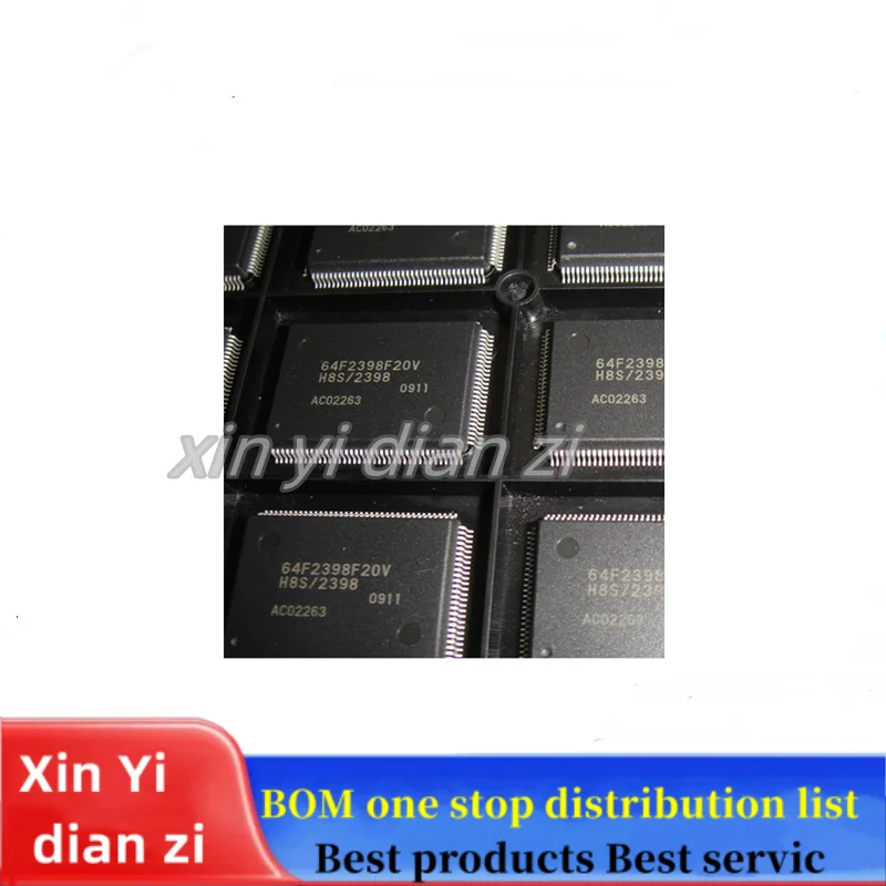 1pcs/lot HD64F2398F20V HD64F2398 Microprocessor QFP  ic chips in stock