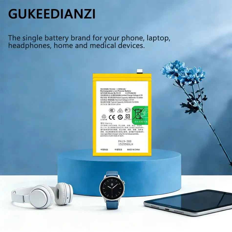 

Надежный аккумулятор BLPA19 5000 мАч для мобильных телефонов Oppo A58 4G, A38, A79 5G — премиальная замена