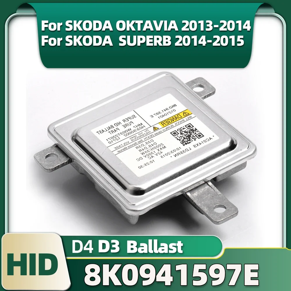 

8K0.941.597 35W Ballast D3S D3R D4S D4R HID Xenon Blocks 8K0941597E W003T20171 Block For SKODA OKTAVIA SUPERB 2013 2014 2015