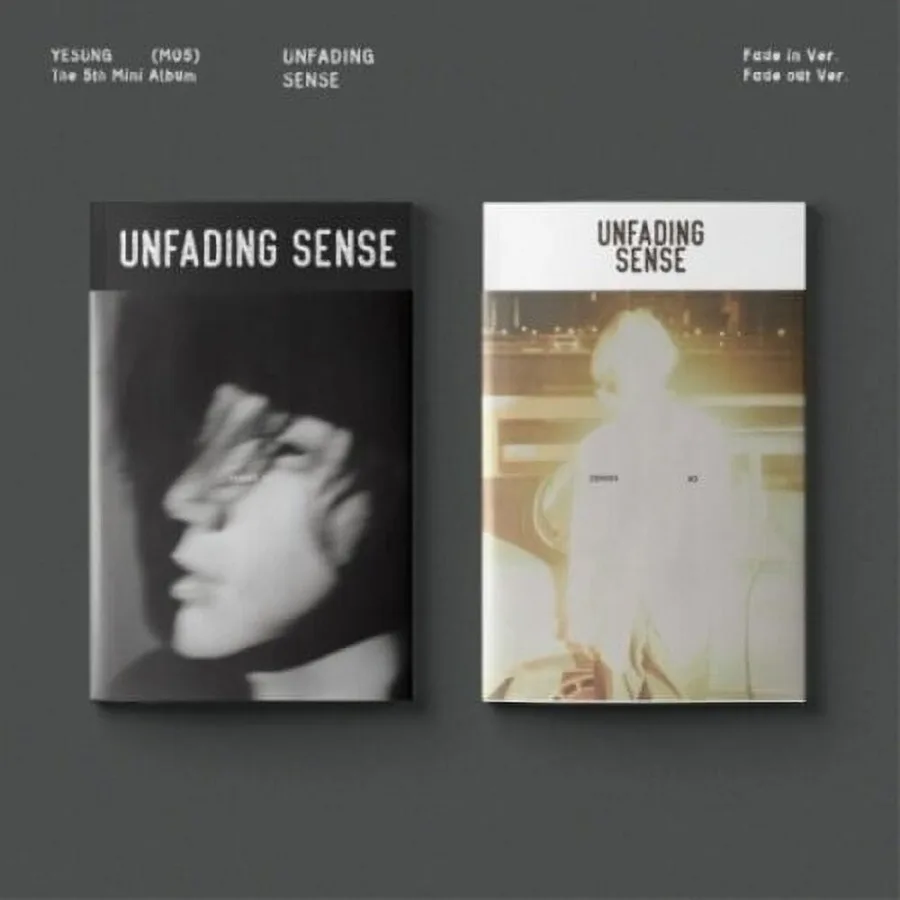 Yesung - Unfading Sense - Photo Book Version - incl. 96pg Booklet 2 Postcards Folded Poster + 2 Photocards - Music and Performa