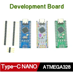 High-Quality Nano Development Board (Compatible with Arduino Nano 3.0) Type-C Nano Board CH340 ATMEGA328PB Chip