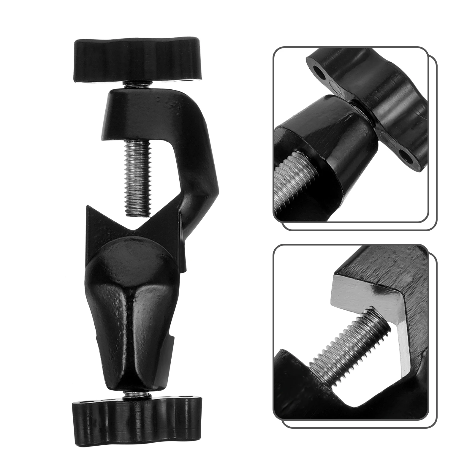 2pcs Zinc Alloy Cross Clamp Anti Rust Adjustable Lab Stand Holder Bracket Right Angle Clamp Laboratory Supplies