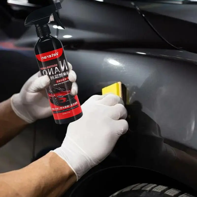 Nano Ceramic Car Coating Spray Paint Care Water-Activated Formula 6 Months Of Protection Dustproof Ceramic Spray Easy To Use