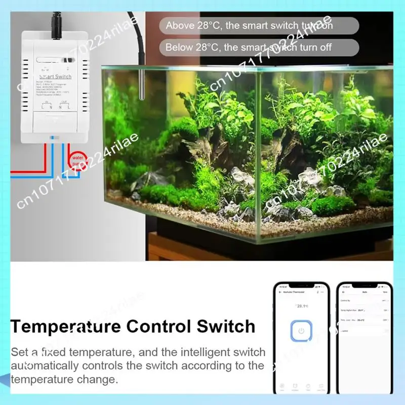 

A17Z датчик температуры, переключатель температуры, монитор мощности Tuya 16A, 3000 Вт, датчик отопермостата, датчик для аквариума, теплицы