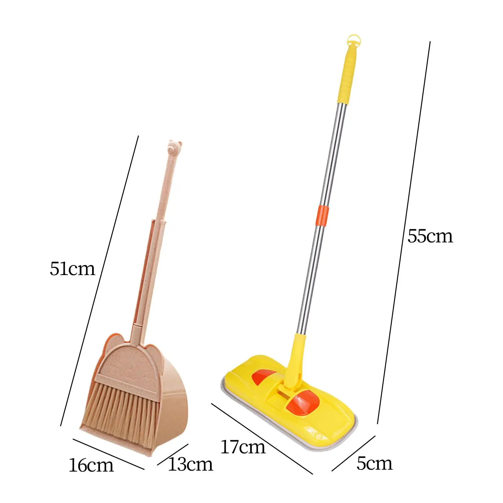 Reinigungsspielzeug-Set für Kinder, Geburtstagsgeschenke, entwickeln Lebenskompetenzen, Spielhaus, Spielzeug, Cartoon
