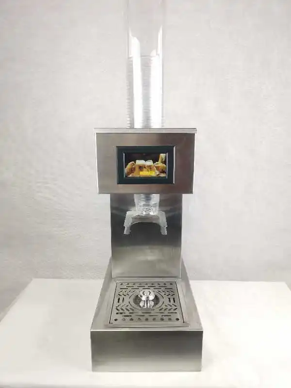 

Automatic drop cup bottom wine dispenser, beer machine