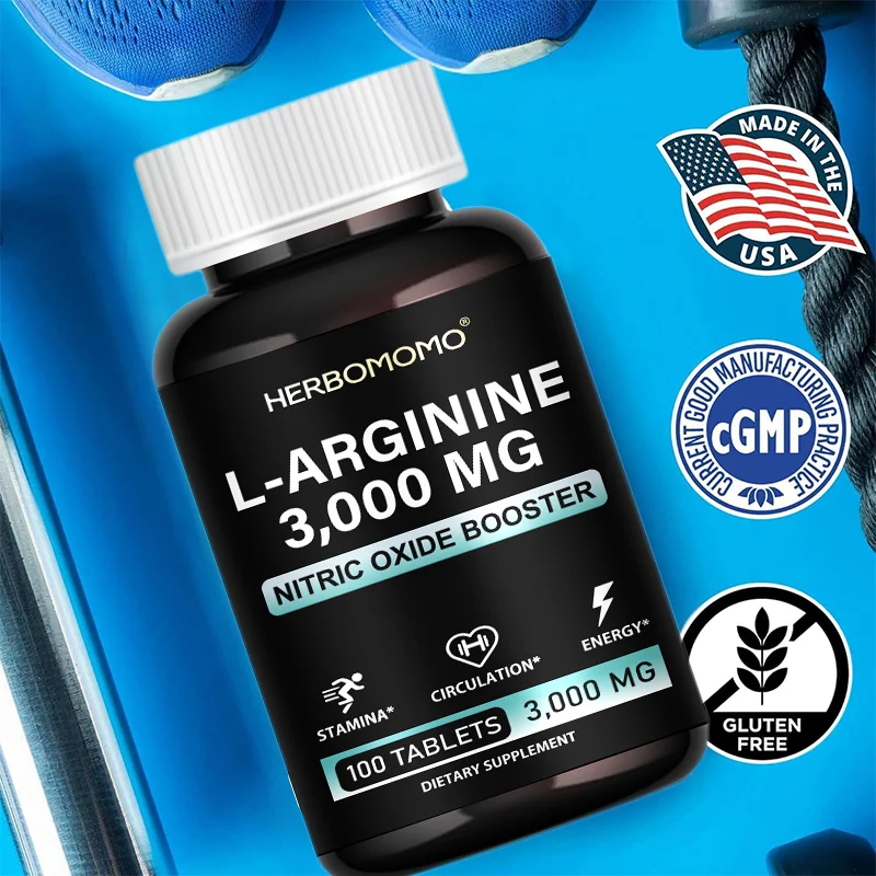 L-Arginine Supplement for Me Nitric Oxide Precursor Improve Endurance , Performance & Energy