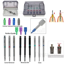 Dental New Universal Implant Screw Removal of Fractured Screws Claw Remover Reverse Drills Guides Neobiotech SR Repair Tool