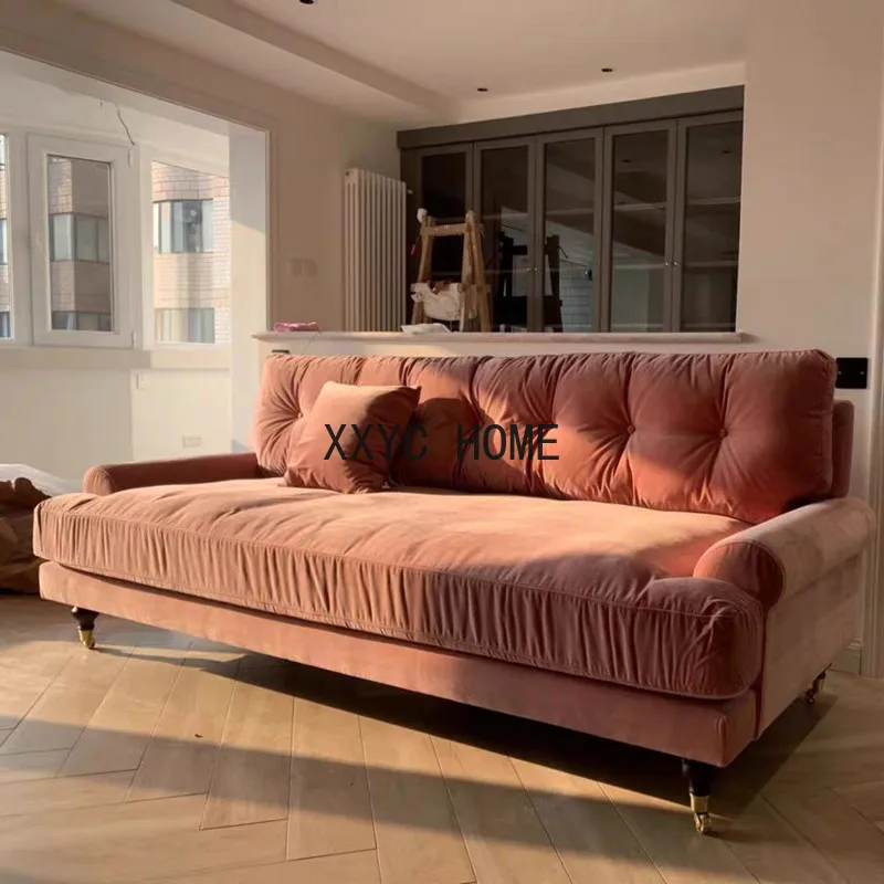 

Тканевый диван для трех человек, Современная Минималистичная дизайнерская мебель для отдыха