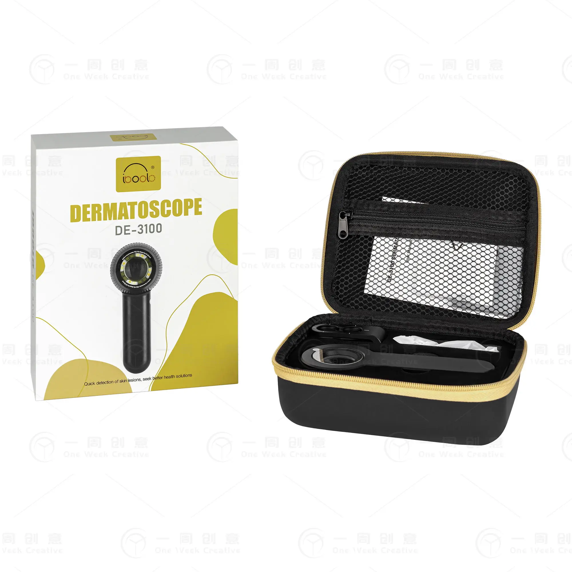 IBOOLO ยี่ห้อ Dermatoscope สําหรับโรคผิวหนัง Dermatoscope Dermatoscopy Dermatoscpio