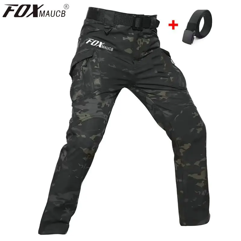 Men Cycling Long Pants FOXMAUCB Mountain Bike Bottoms Culottes Motorcycle Racing Bicycle Trousers Pantalones De Bicicletas Mtb view 6