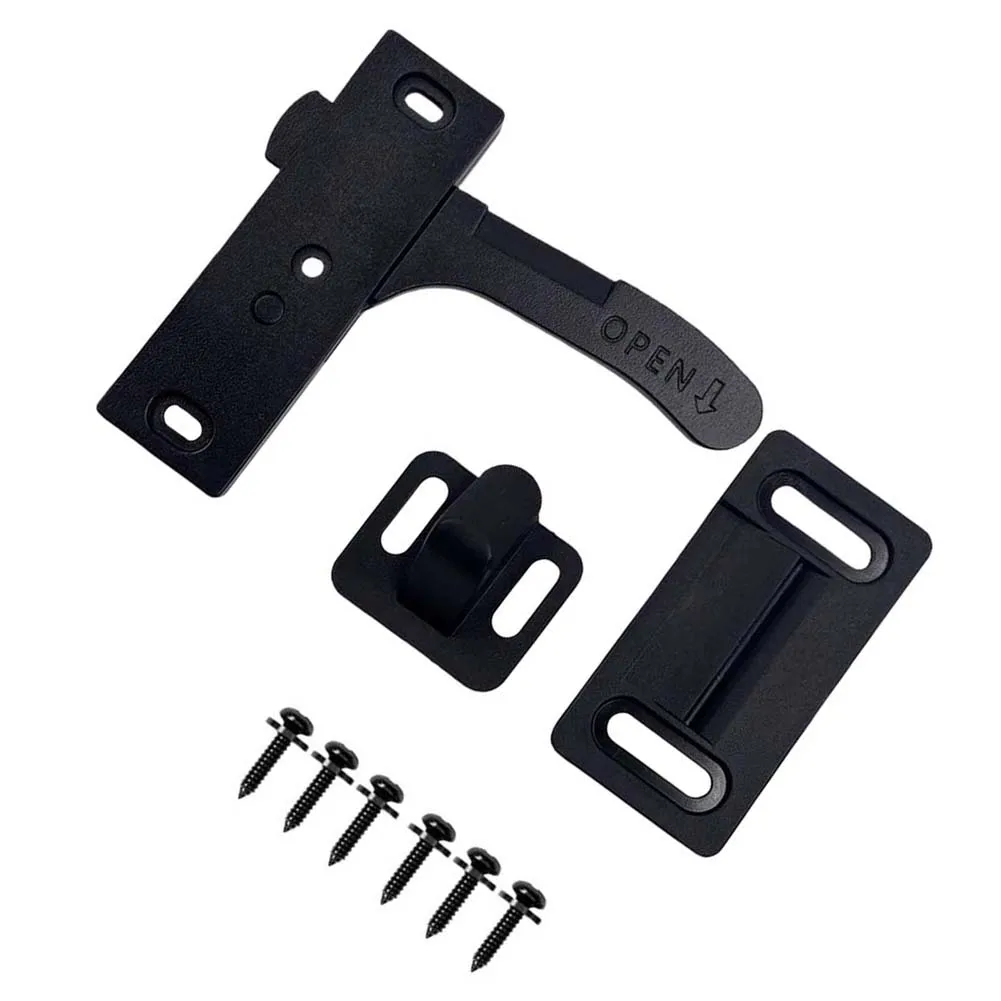 Mechanical Door Latch Travel Trailer Latch for rv Screen Door Latch High-tensile Aluminum Alloy Ergonomic Elongated Handle