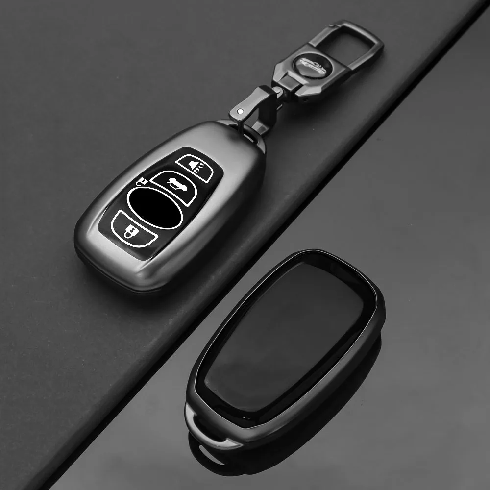 Car Smart Key Cover Case Bag For Subaru WRX XV Crosstrek Legacy BRZ Forester Impreza STi Outback 2015 - 2019 Shell Holder Fob