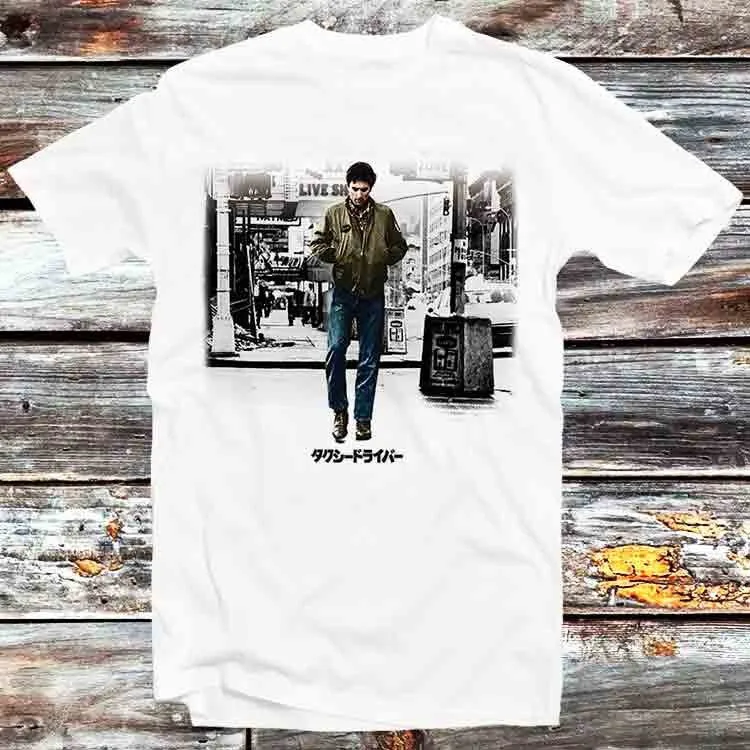 Camiseta con póster de película de taxista japonés B516