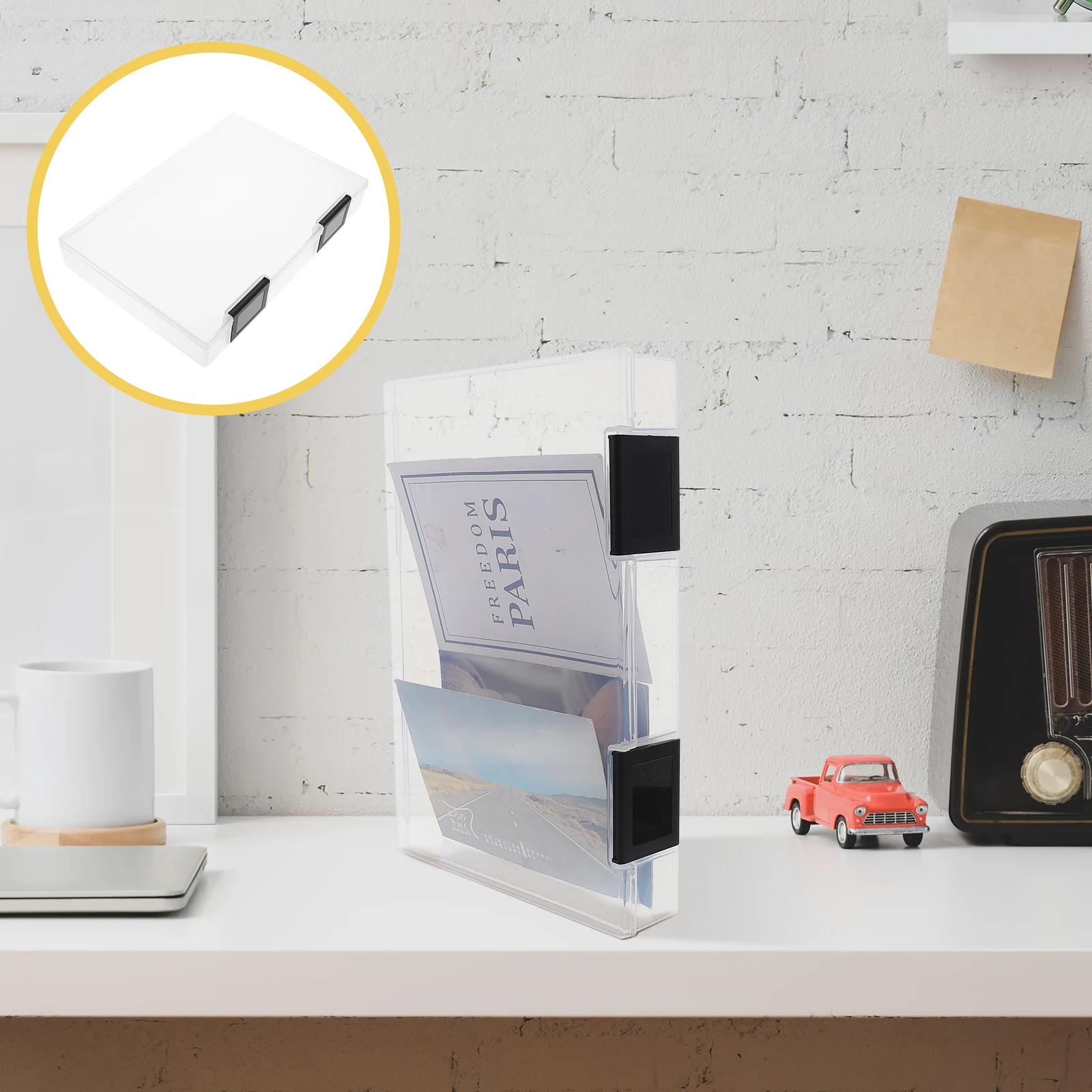 1 قطعة A5 صندوق ملفات صندوق تخزين ورقي منظم مستندات بلاستيكي مكتب المنزل استخدام خفيفة الوزن القلم ورقة حقيبة للتخزين