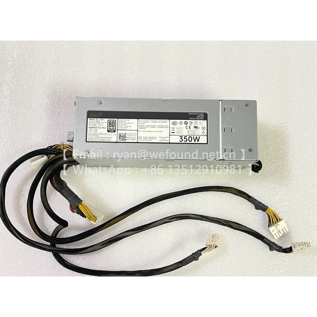 

T320 T330 T340 T420 T430 R530 POWER SUPPLY, F350E-S0 DH350E-S0 D350E-S3 AC350E-S0 F550E-S0 DH550E-S1 D450E-S1