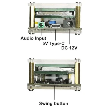 Reliable VFD2515 Audio Spectrum Analyzer VFD Volume Control Music Level Display Superior Sound Quality VU Meter