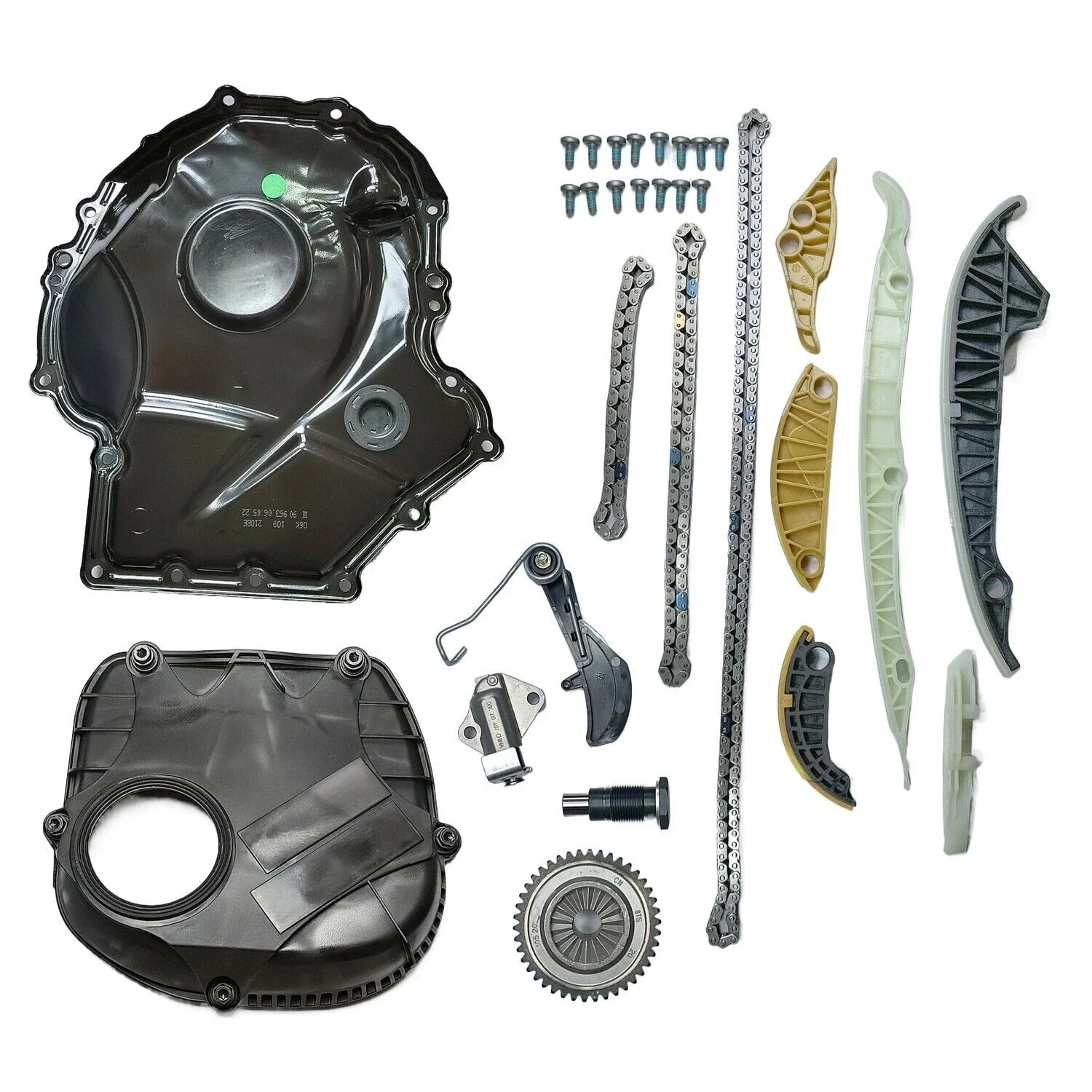 16 Pcs EA888 Engine Timing Chain Kit for Jetta Passat Tiguan AUDI A4 A6 A8 Q5 TT OEM06H103269H