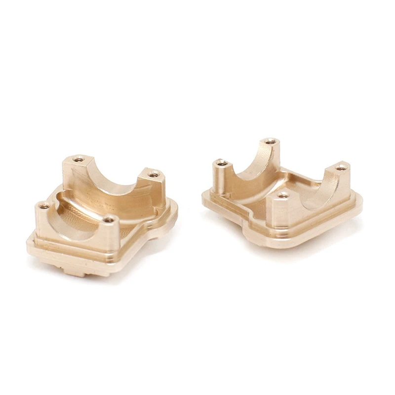 For Traxxas 1/18 Trx4-M Trx4m Brass Front And Rear Axle Housing Bridge Cover Brass Counterweight