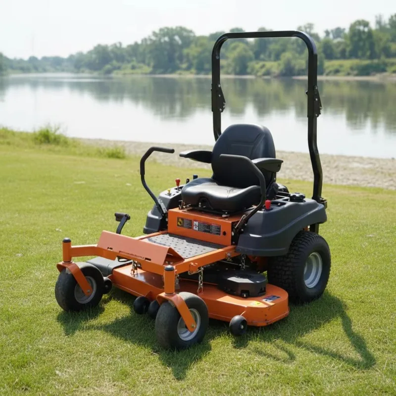 Zero Turn Ride On Grass Mower Heavy Duty Lawn Cutter Machine for Park Estate Orchard Landscaping Maintenance Work