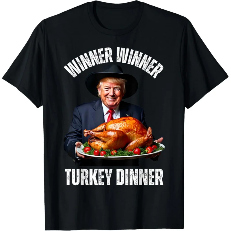 Trump Funny Thanksgiving Family Winner Turkey Dinner T-shirt