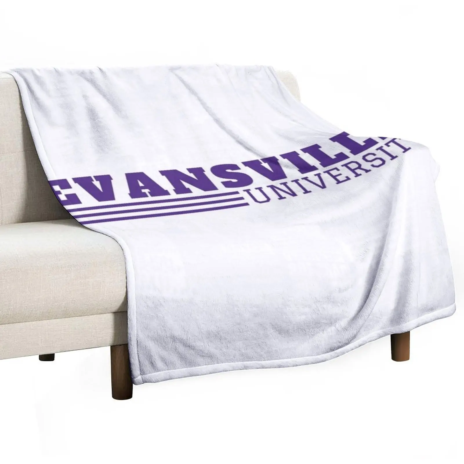 

Vintage University Of Evansville Throw Blanket for winter Flannel Soft Plaid christmas decoration Blankets