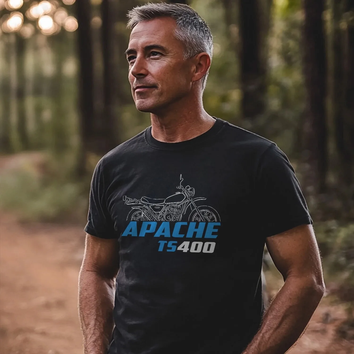 TS400 Apache 1971–1979 - Motorcycle T-Shirt for Riders