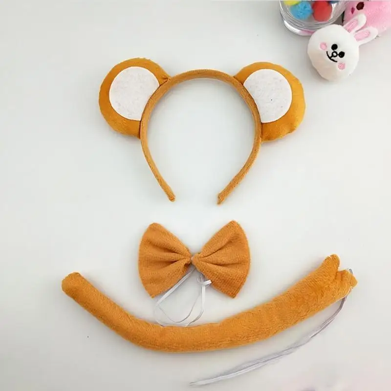 652f schattige dierenoorhoofdband Kid en volwassen verjaardagscadeau Halloween Decoration Dress-Up Safari-thema Party's
