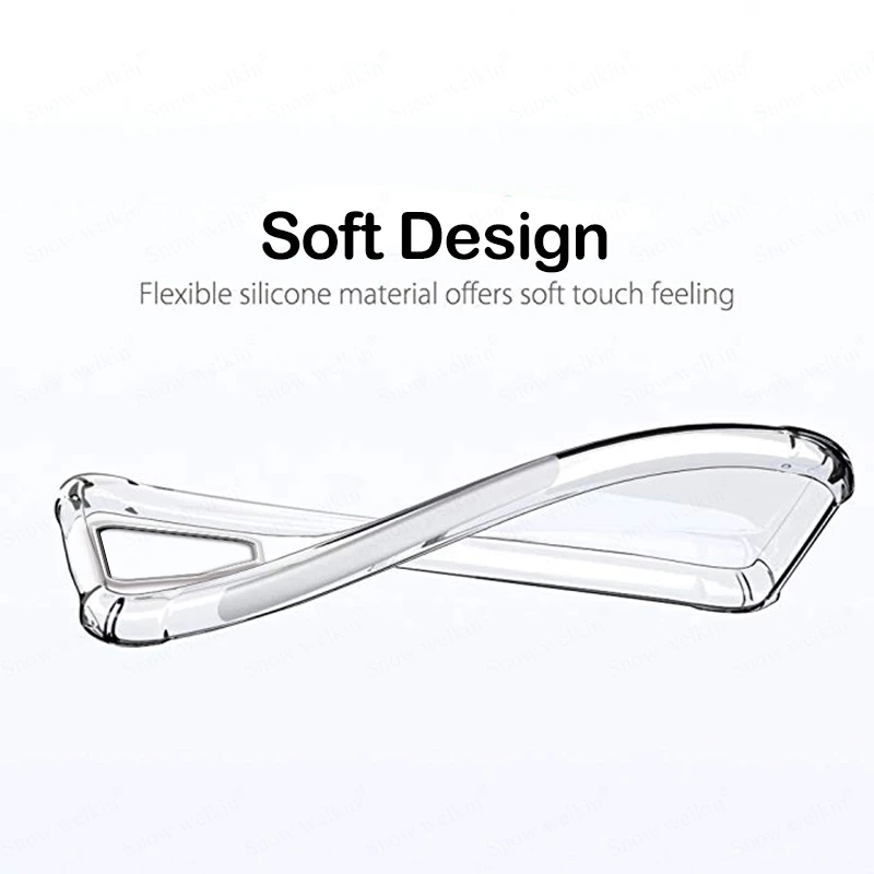 For ROG Phone 8 Pro Airbags Buffer Full Protection Case For Asus ROG Phone 8 Pro Clear Soft TPU Shockproof Back Case Cover