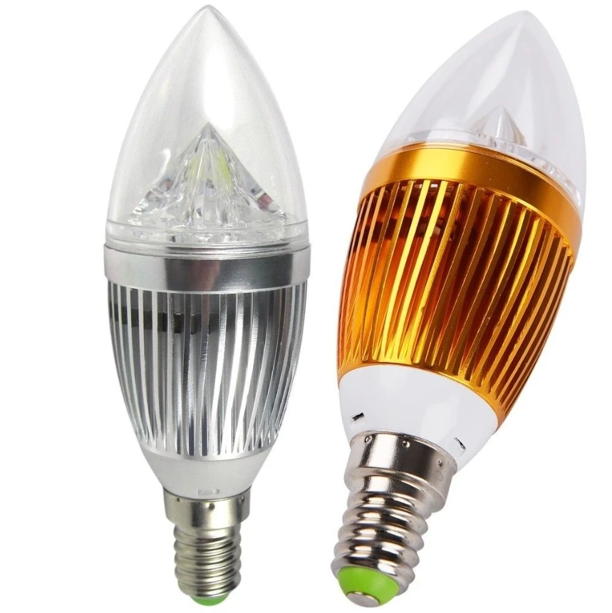 Free shipping High power Led Lamp Dimmable E14 9W 12W 15W 85-265V Led Candle Light Spotlight led Light Bulbs lighting