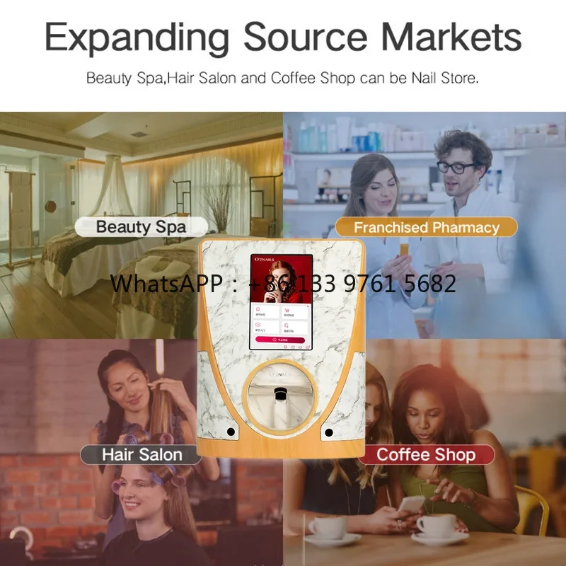 2025 Hot SaleProfessional 3d Mobile Nail Art Printer automatic Nail Painting Machine Digital Photo Nail Printer