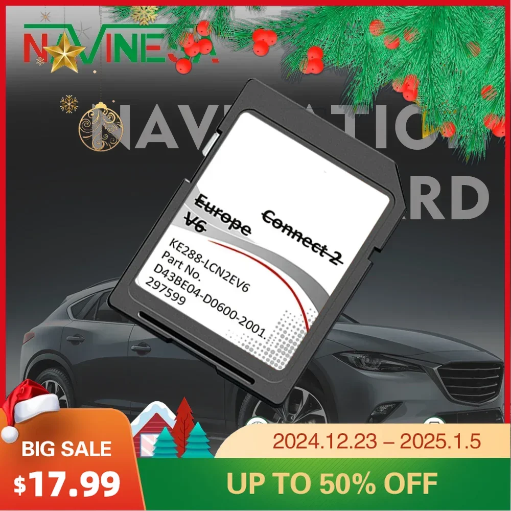 C2V6 Автомобильная GPS-навигация SD-карта для Nissan Micra от 2013 до 2015, обложка Финляндия, Нидерланды, Венгрия, Польша, страна