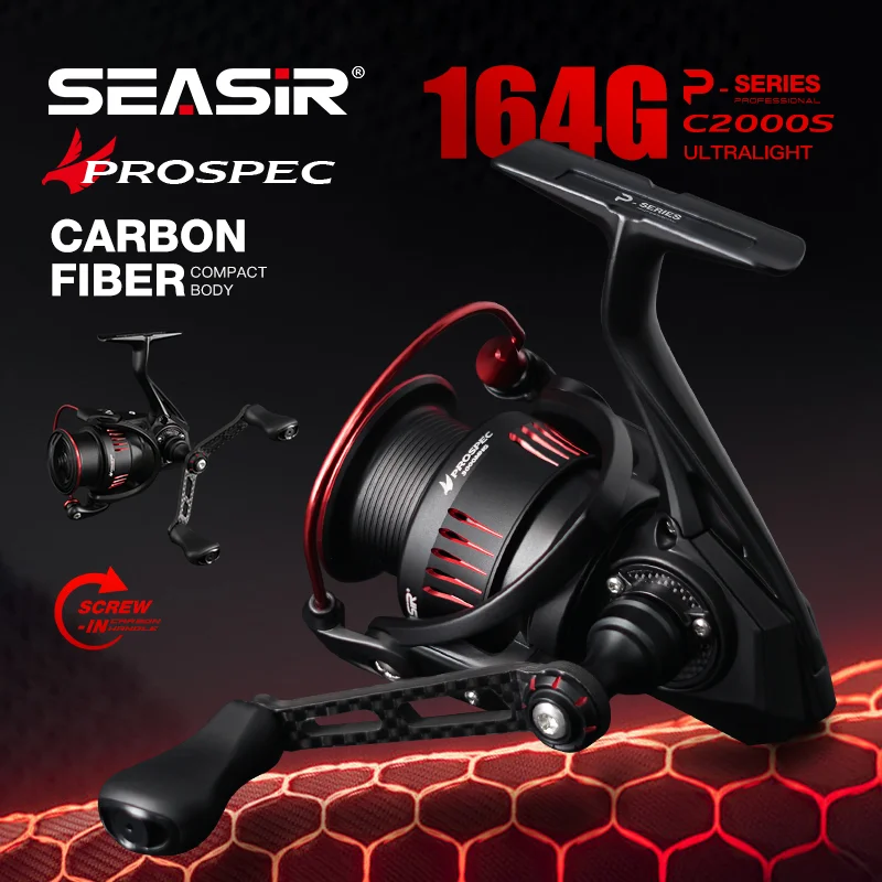 Carrete Seasir P-Series Prospec de pesca para agua dulce y salada