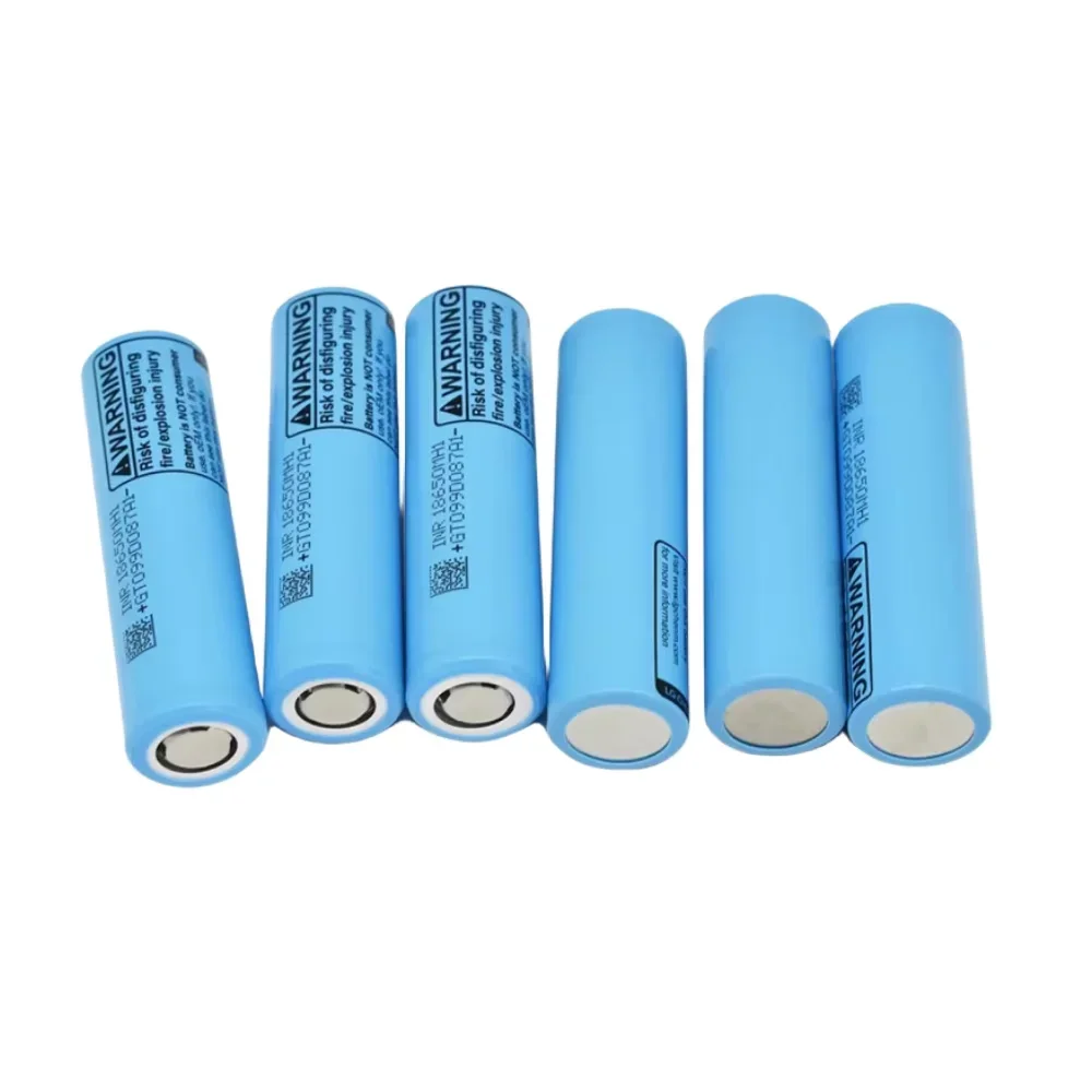 New 18650 3.7V 3200mAh High-Capacity 10A Discharge Battery INR18650-MH1 18650 3.2ah Rechargeable Li-ion Battery+Charger