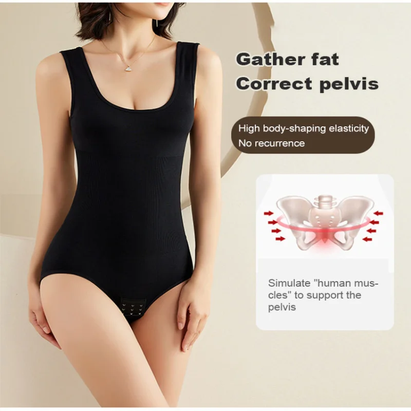 One-piece Shapewear Tummy Tucks Waist Tucks No Trace Hip Lift Tummy Tucks Tightening Strengthening Plastic Tummy Tucks