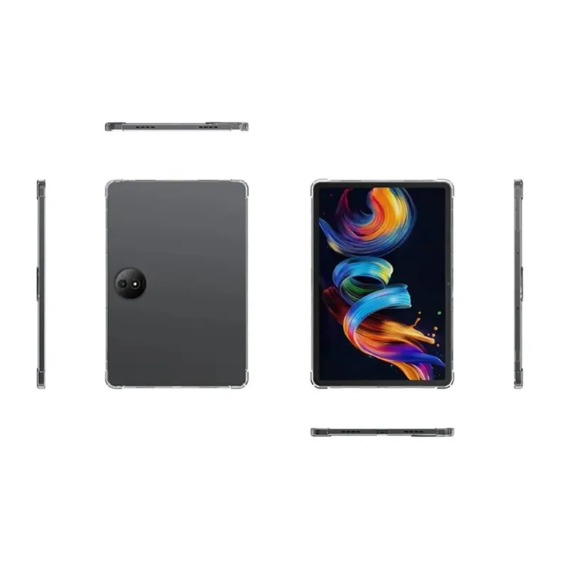 Back Cover Funda For TCL Nxtpaper 11 Plus Case 11.5" Clear TPU Airbags Protection for Nxtpaper 11 Gen2/Tab 11 FE Tablet Shell