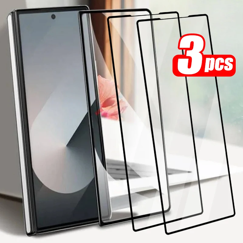 9H Tempered Glass for Samsung Galaxy Z Fold 6 Fold6 zFold 6 Screen Protector Outer Protective Cover Glass ﻿For Z Fold 6 5 4 3