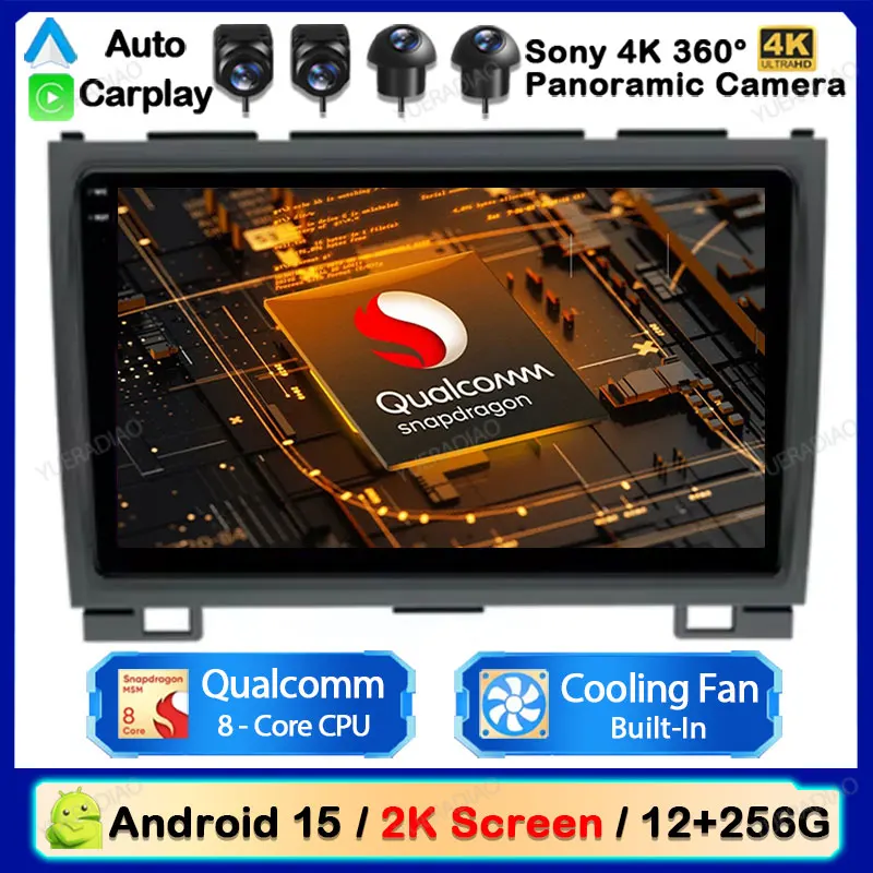 

Android 15 Wireless CarPlay Auto For Haval Hover Great Wall H5 H3 2011 - 2016 Car Radio Multimedia Video Player GPS NAVI 4G WIFI