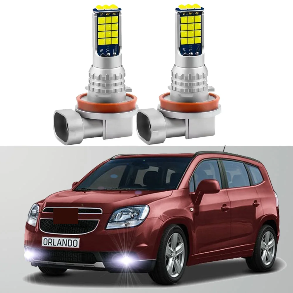 2pcs Led Car Fog Lamp For Chevrolet Orlando 2011-2015 2016 2017 2018 2019 Front Fog Light Bulb Car Accessories Canbus