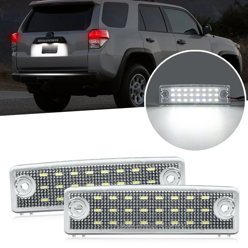 

Белый светодиодный светильник номерного знака для Toyota 4Runner 1996-2022 Sequoia 2008-2022 гг.