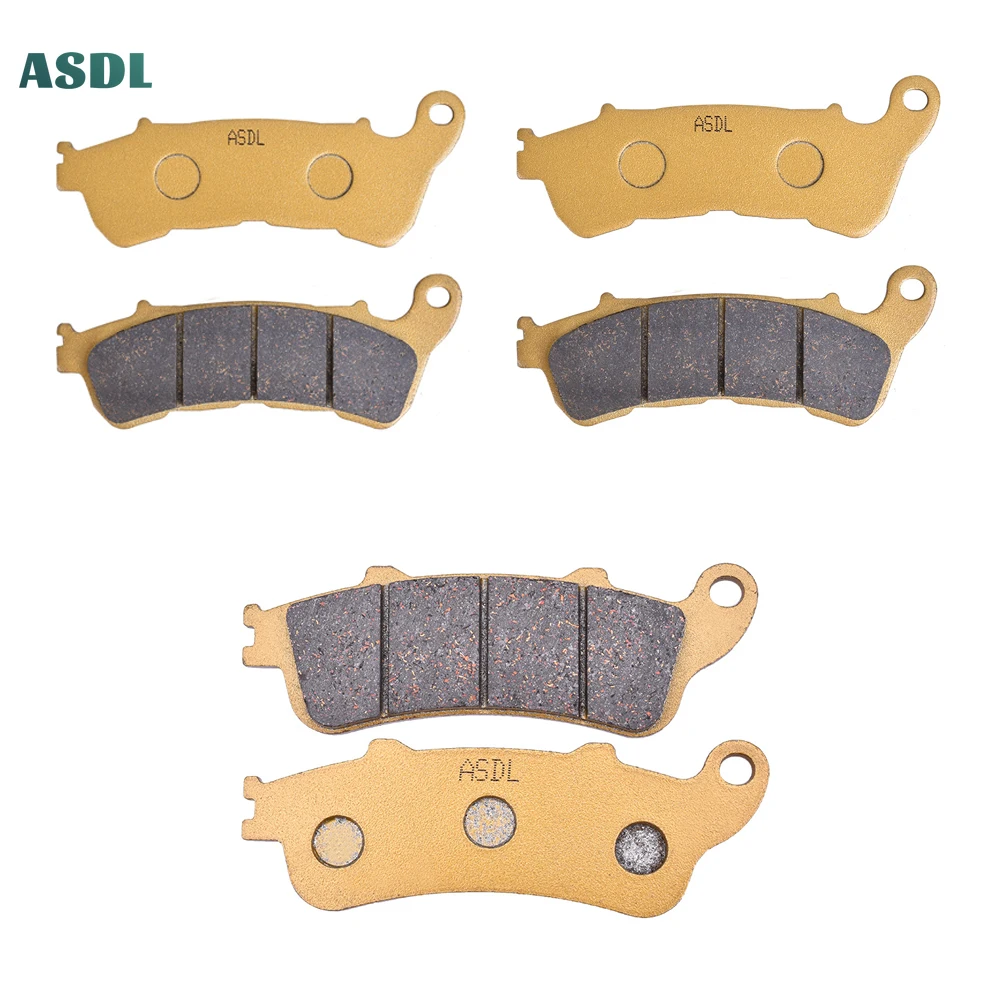 

Motorcycle Front and Rear Brake Pads Set for HONDA CTX1300 13-19 NT 700 ST 1300 VFR 800 XL 1000 2004-2013 VT 1300 CXAA 2010-2020