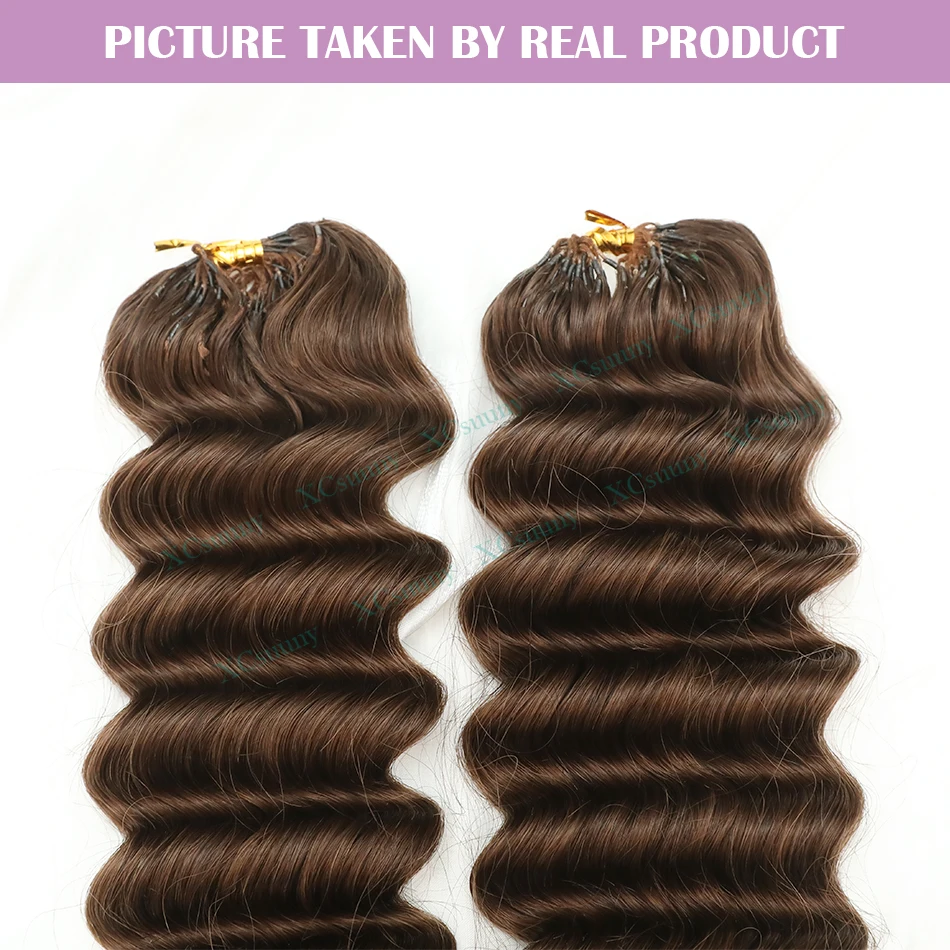 ريشة الكروشيه شعر مستعار بشري موجة عميقة اللون 4 قبل فصل Knotless الكروشيه نمط الشعر لضفائر بوهو